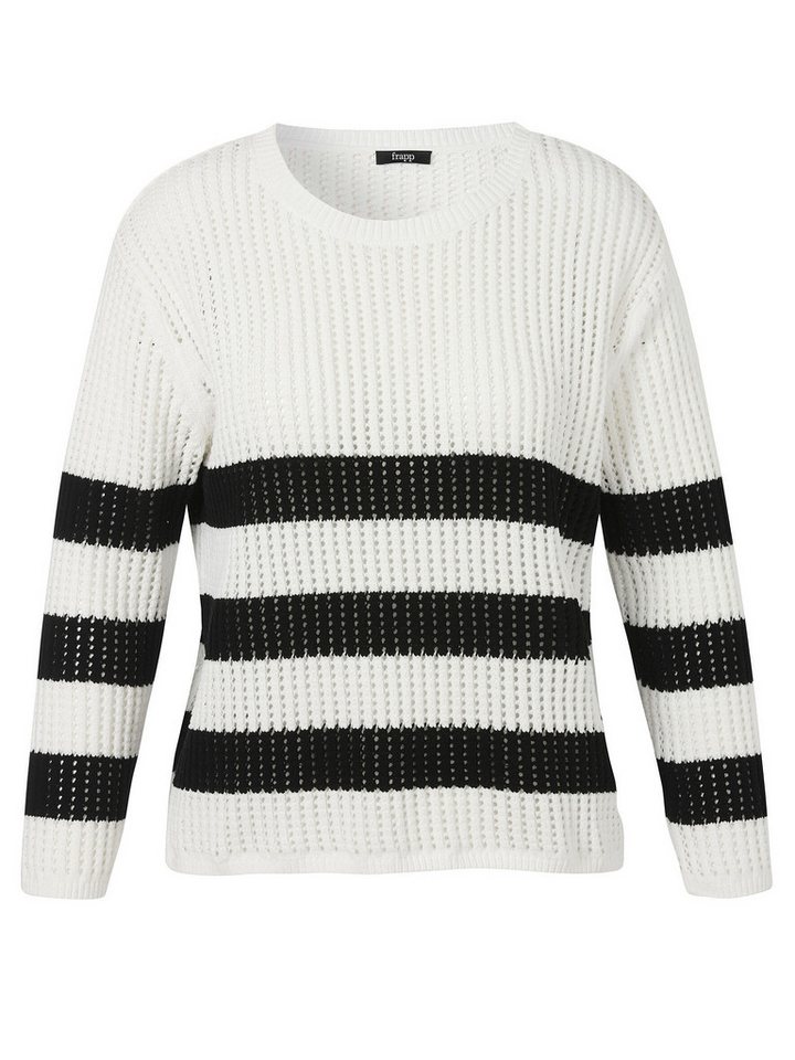 FRAPP Rundhalspullover in großen Größen von FRAPP