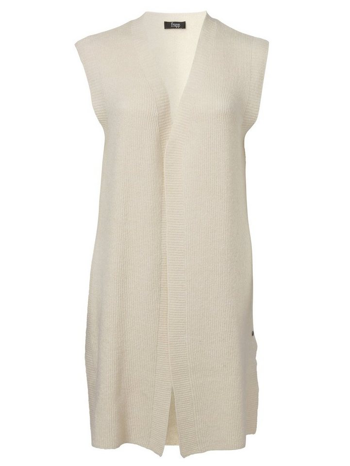 FRAPP Strickweste mit Seitenschlitzen von FRAPP