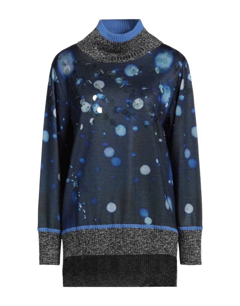 FRASE FRANCESCA SEVERI Rollkragenpullover Damen Blau von FRASE FRANCESCA SEVERI