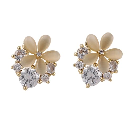 1 Paar Blüten Ohrringe für Damen Lange Ohrhänger Leicht Tragbar für Partys Geburtstage Valentinstag Anniversarien Atemberaubender Schmuck von FRCOLOR