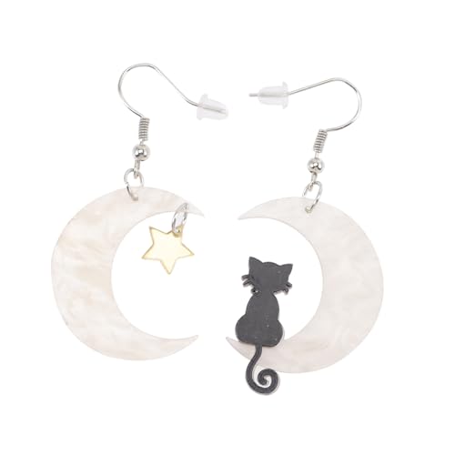 1 Paar Ohrringe für Frauen Delicate Dangle Ohrringe mit Sternen Leicht Verschiedene Anlässe Hochwertige Acrylmaterialien von FRCOLOR