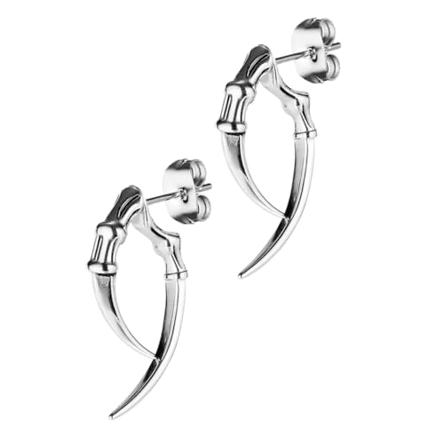 FRCOLOR Ohrringe Stecker Aus Kreatives Schafshorn-design Ohrschmuck Modeaccessoire Glatte Oberfläche Vielseitig Einsetzbar von FRCOLOR