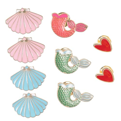 FRCOLOR 9 Stücke Cartoon-brosche Aus Legierung Entzückende Damen-brustnadel Brosche Für Kleidung Hut-dekor Cartoon-corsage Leicht Und Langlebig Sicher Anzuheften von FRCOLOR