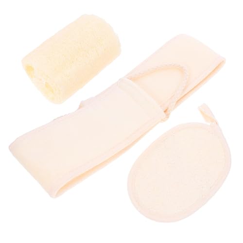 FRCOLOR Luffa-reiniger 1 Satz Peeling-set Körperwäscher Peeling-tool Für Den Rücken Schrubber, Rückenschrubber Badetuch Peeling-schrubber Peeling-handtücher Duschreiniger Peeling-badewäscher Luffa von FRCOLOR