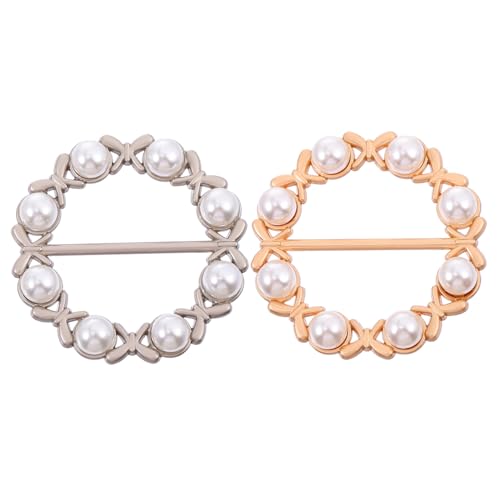 FRCOLOR 2stücke Schal-schnalle Kleidung Dekor Schal Befestigen Clip Verschluss von FRCOLOR