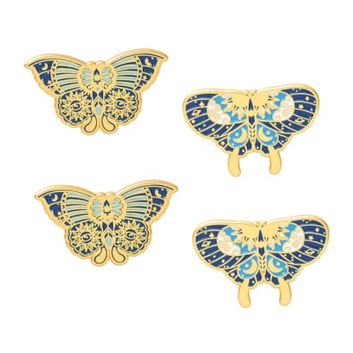 1 Satz Teilige Brosche Stilvolle Schmetterlinge Anstecknadel Für Frauen Vielseitig Einsetzbar Accessoire Für Kleidung Schals Hüte 4 Stück 1 Satz Teilige Brosche Stilvolle Schmetterlinge Anstecknadel Für Frauen Vielseitig Einsetzbar Accessoire Für Kleidung Schals Hüte 4 Stück von FRCOLOR