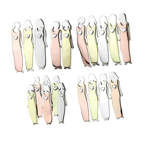 FRCOLOR 5stücke Schwester Brosche Anstecknadel Für Damen Mädchen Schmuck Aus Legierung Für Hemden Pullover Schals Formelle Freizeit Anlässe von FRCOLOR