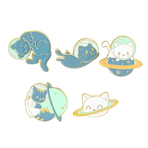 1 Satz Teiliges Cartoon Broschen Tier Broschen Modisches Bekleidungszubehör Für Kleidung Taschen Hüte Schals Accessoires Für Einen Einzigartigen Look 5 Stück von FRCOLOR
