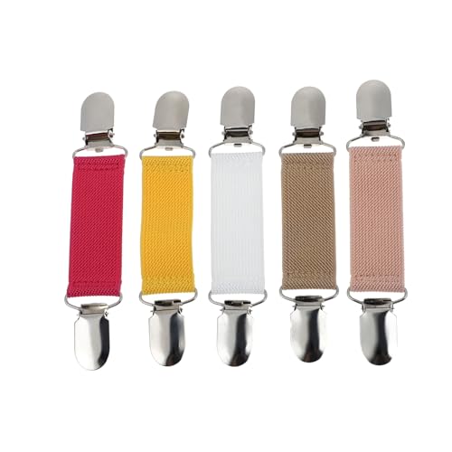 1 Satz Teiliges Elastische Kleidung Clips Für Schals Cardigans Vielseitige Accessoires Zur Dekoration Von Kleidung Clips Für Oversize Teile Hochwertigem Legierungs Material 5 Stück von FRCOLOR