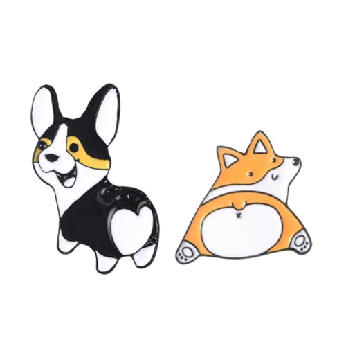 FRCOLOR 2stücke Dekorative Brosche Aus Kreative Kleidungsschmuck Für Taschen Rucksäcke Hüte Schals Valentinstag Geburtstag Weihnachten von FRCOLOR