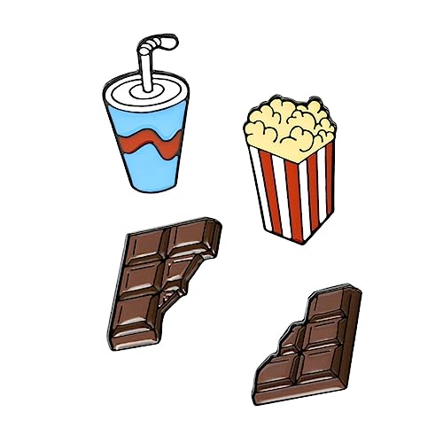 FRCOLOR 4stücke Mini-brosche Aus Legierung Ansteckerbrosche Für Kleider Und Taschen Kleine Brosche Als Dekoration Diy Zubehör Für Accessoires von FRCOLOR