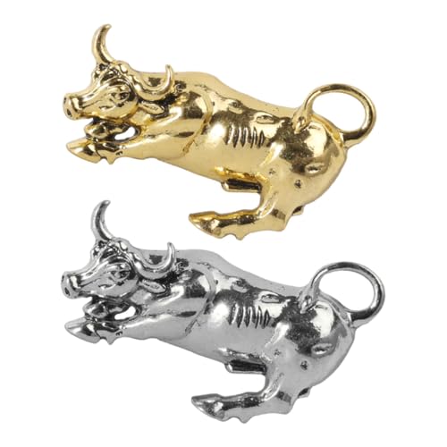 1 Satz Teiliges Rinder Förmige Broschen Für Herren Dekorative Anstecknadeln Für Anzüge Vintage Legierungs Brosche Einzigartige Kleidung Accessoires 2 Stück von FRCOLOR