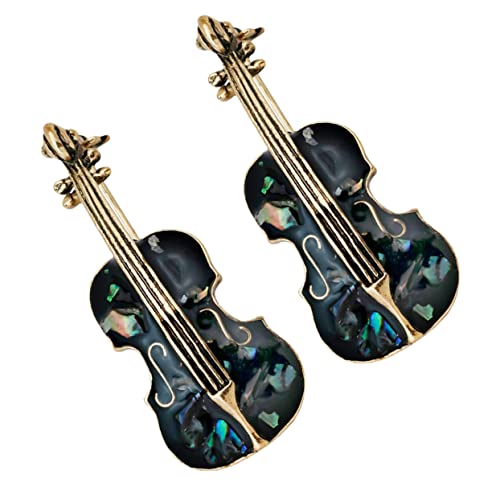 FRCOLOR 2 Stücke Violoncello Brosche Legierung Antike Brosche Elegantes Design Musikinstrument Schmuck für Frauen Kleidungsaccessoire für Partys von FRCOLOR