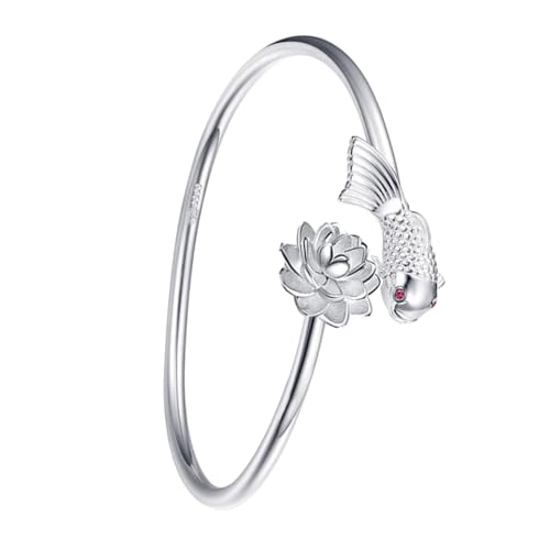 FRCOLOR Lotus Karpfen Armband Mädchen Handgelenk Schmuck Geformt Mode Accessoire Hochwertigem Material Langlebig von FRCOLOR