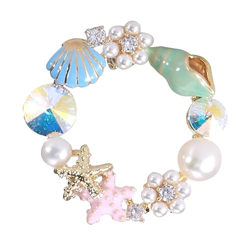 1 Stück Kreative Pearl Sea Star Brosche Dekorative Anstecknadel für Frauen Mode Pin im Strandstil Kleider Taschen Schals von FRCOLOR