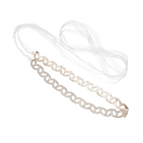 1 Stück Schimmernde Perlen Waist Chain für Hochzeiten Partys Dekoration für Damen Leicht Langlebig Perfekter Begleiter für Festliche Anlässe von FRCOLOR