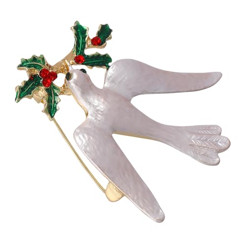 FRCOLOR Tauben Brosche Friedenstaube Dekorative Anstecker Kleidungsaccessoires Brosche Für Kleidertaschen Schals von FRCOLOR