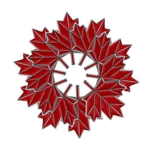 10 Stück Ahornblatt Anstecknadel Brosche Legierung für Tag Feiern Patriotische Accessoires für Hüte Jacken Dekorationen 10 Stück Ahornblatt Anstecknadel Brosche Legierung für Tag Feiern Patriotische Accessoires für Hüte Jacken Dekorationen von FRCOLOR