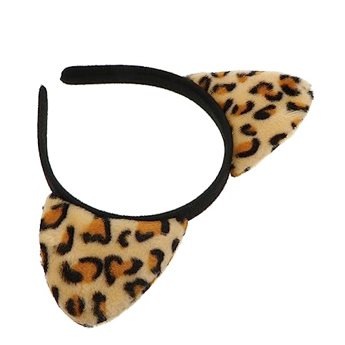 FRCOLOR 12stücke Pack Leopard-druck Katzen-ohr Stirnband Haarband Kostüm Zubehör Für Junge Mädchen Und Erwachsene von FRCOLOR