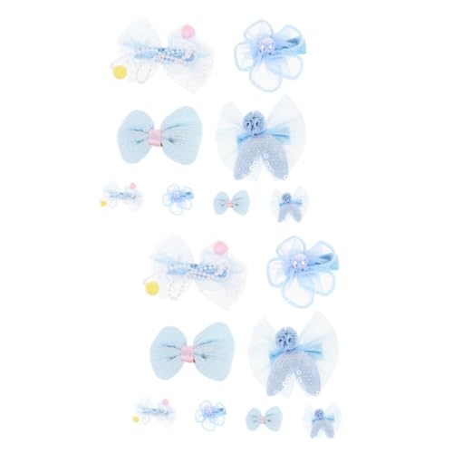 FRCOLOR Kinder Haarspangen Baby 16 Netz Haarspangen Haarnadeln Krokodilklemmen Haarspangen Haarspangen Schleifen Haarspangen Haarschleifen Hasenohren Haarspangen von FRCOLOR