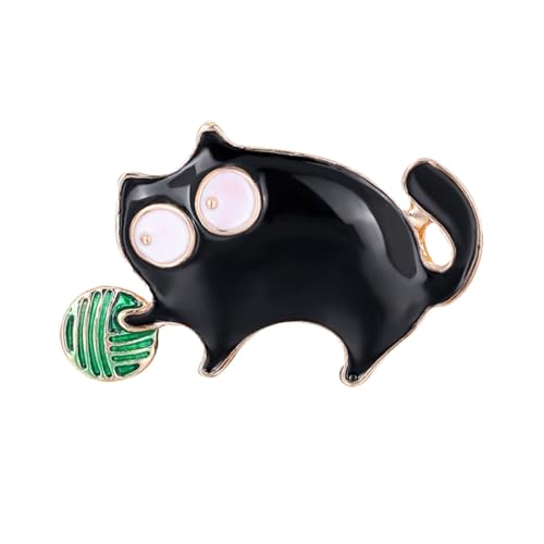 1Stück Kreative Katzenbrosche für Frauen Einzigartige Tierform Corsage Vielseitig Einsetzbares Accessoire für Kleidung Hüte Taschen Geschenkidee für Freunde Familie 1Stück Kreative Katzenbrosche für Frauen Einzigartige Tierform Corsage Vielseitig Einsetzbares Accessoire für Kleidung Hüte Taschen Geschenkidee für Freunde Familie von FRCOLOR