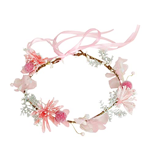 FRCOLOR Imitation Blumenkopfschmuck Modische Foto-kopfbedeckung Für Kinder Haar-accessoire Blumenhaarreif Für Kinderbühne von FRCOLOR