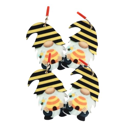 FRCOLOR 2paare Ohrringe Mit Bienenmotiv Kreative Damen-ohrringe Für Party Und Alltag Modisches Accessoire Für Jeden Anlass von FRCOLOR