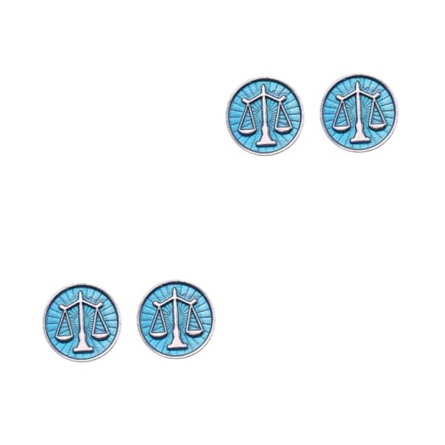 2 Paare Manschettenknöpfe Herren Metalllegierung Elegantes Accessoire für Anzug Hemd für Business Hochzeit Besondere Anlässe von FRCOLOR