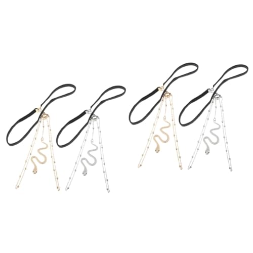2 Sätze Bohemian Snake Thigh Chains Ketten Mit Feinem Design Für Frauen Verstellbar Komfortabel Für Besondere Anlässe 2 Stücke * 2 von FRCOLOR