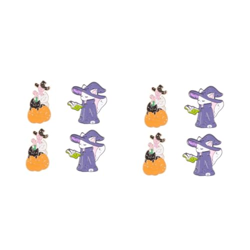 2 Sätze Katzenmotiv Broschen Kreative Brustpins Für Kleidung Zufällige Designs Für Katzenliebhaber Für Frauen Zu Besonderen Anlässen 4 Stück * 2 von FRCOLOR