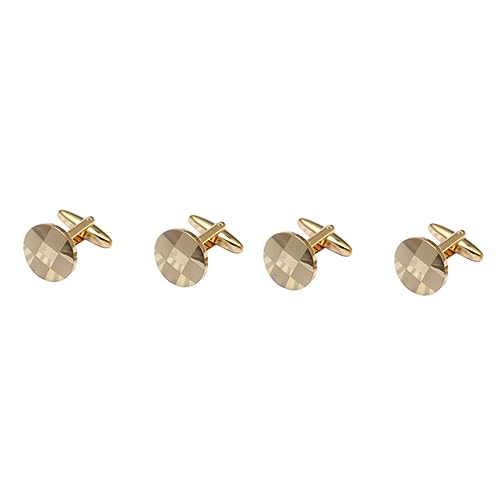 2 Sätze Manschettenknöpfe Herren Cufflinks Für Hemd Ärmel Kreatives Design Für Hochzeit Business Besondere Anlässe Langlebiges Material Stilvolle Accessoires Für Männer 2 Stück * 2 von FRCOLOR