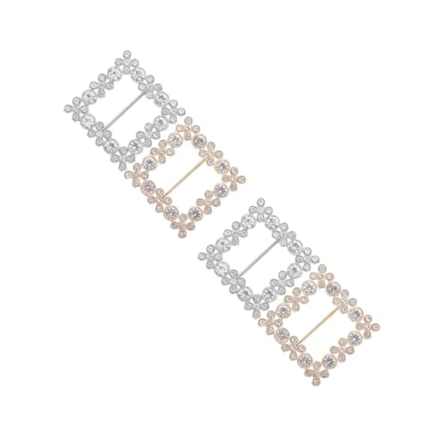 2 Sätze Rhinestone Schal Clips Hochwertige Schmuck Clips Für Frauen Dekorative Halter Für Schals Tücher Für Besondere Anlässe Tägliche Outfits 2 Stücke * 2 von FRCOLOR