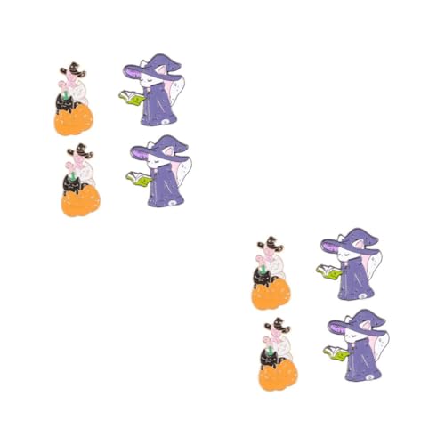 2 Sätze Teiliges Katzenbroschen Kreative Anstecknadeln Für Kleidung Zufälliger Katzenliebhaber Diy Dekorationen 4 Stück * 2 von FRCOLOR