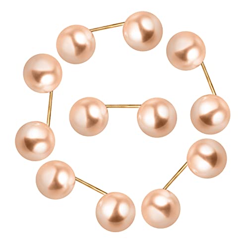 2 Sätze Teiliges Kunstperlen Brosche Rock Sicherheitsnadeln Für Damen Kleidung Accessoires Stilvolle Schal Dekoration Für Verschiedene Anlässe 6 Stücke * 2 von FRCOLOR