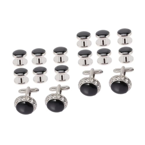 2 Sätze Teiliges Manschettenknöpfe Für Herren Accessoires Für Anzüge Für Hochzeiten Business Besondere Anlässe 8 Stücke * 2 von FRCOLOR