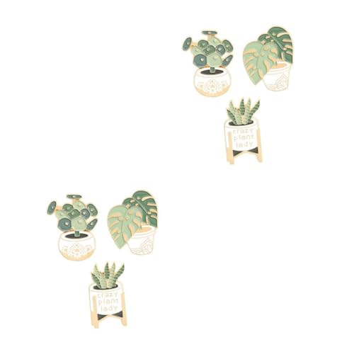 2 Sätze Teiliges Sukkulenten Broschen Für Frauen Kreative Topfpflanze Anstecknadel Vielseitige Schmuckdekoration Für Kleidung Taschen Hüte 3 Stück * 2 2 Sätze Teiliges Sukkulenten Broschen Für Frauen Kreative Topfpflanze Anstecknadel Vielseitige Schmuckdekoration Für Kleidung Taschen Hüte 3 Stück * 2 von FRCOLOR