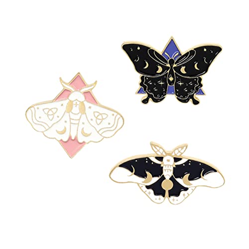 2 Sätze Teiliges Tiermotiv Brosche Langlebiger Legierung Stilvolles Accessoire Zur Bekleidungsgestaltung Für Kleidung Taschen Schals 3 Stücke * 2 von FRCOLOR