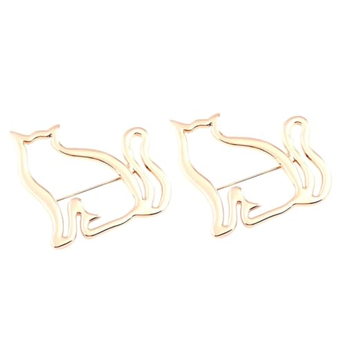 2 Stück Brosche für Frauen Kreatives Anstecknadel Design mit Durchsichtigem Muster für Anzüge Kleider Taschen Perfektes für Besondere Anlässe von FRCOLOR