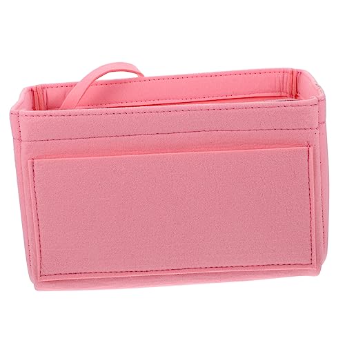 FRCOLOR 2 STK Aufbewahrungsbeutel Aus Filz Make-up-Taschen-Organizer Einsatz Für Geldbörse Make-up-pinseltasche Kosmetikbeutel Aus Filz Gefühlt Tasche Für Make-up-Pinsel Reisen Bilden von FRCOLOR