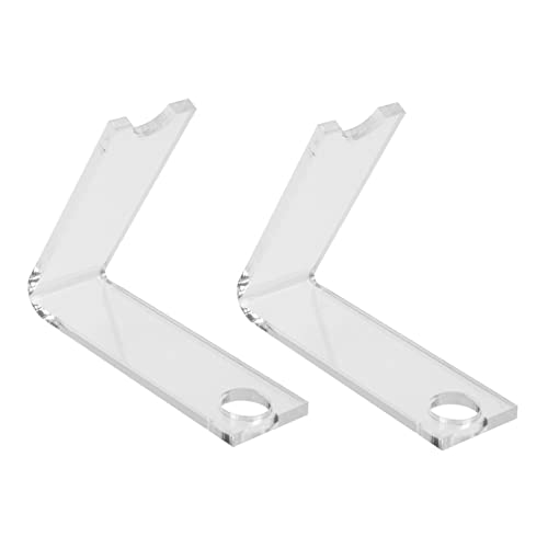 2 Stück Halter Für Elektrische Zahnbürsten Monitorständer Stifthalter Durchsichtiger Make Up Organizer Dosenverschlüsse Besteckgriff Ablage Stifthalter Acryl FRCOLOR von FRCOLOR