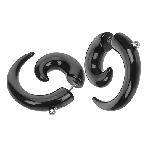 FRCOLOR 2Stücke Hornohrringe für Frauen Einzigartige Punk Ohrringe Ohrstecker für Damen und Teenager Mädchen Ästhetische Ohrschmuck für Partys und Anlässe von FRCOLOR