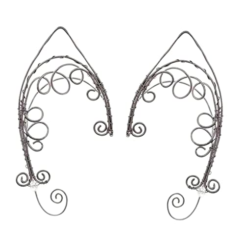 FRCOLOR 2stücke Vintage Ohrklemme Ohrhaken Retro Ohrclips Ohr Manschetten Geburtstag Valentinstag Kleidung Zubehör Abschlussfeier Ostern Frauen Mädchen Design Ohrring Haken von FRCOLOR