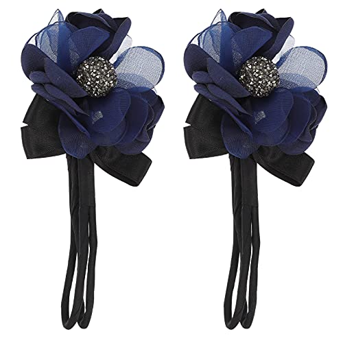 FRCOLOR 2stücke Glitzernde Blumen-haargummis Elastische Haarbänder Für Pferdeschwanz Farbige Haarschmuck Für Mädchen Und Damen Für Festlichkeiten Und Alltag von FRCOLOR