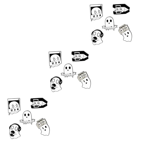 3 Sätze Emaillestifte Niedliche Anstecknadel Für Kleidung Rucksäcke Accessoires Langlebige Brosche Mit Musikthema Perfektes Für Freunde Besondere Anlässe 5 Stücke * 3 von FRCOLOR