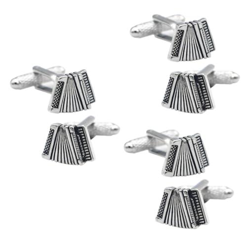 3 Sätze Herren Manschettenknöpfe Handgefertigte Cufflinks Für Anzüge Hochzeiten Business Outfits Perfektes Für Väter Männer 2 Stück * 3 3 Sätze Herren Manschettenknöpfe Handgefertigte Cufflinks Für Anzüge Hochzeiten Business Outfits Perfektes Für Väter Männer 2 Stück * 3 von FRCOLOR