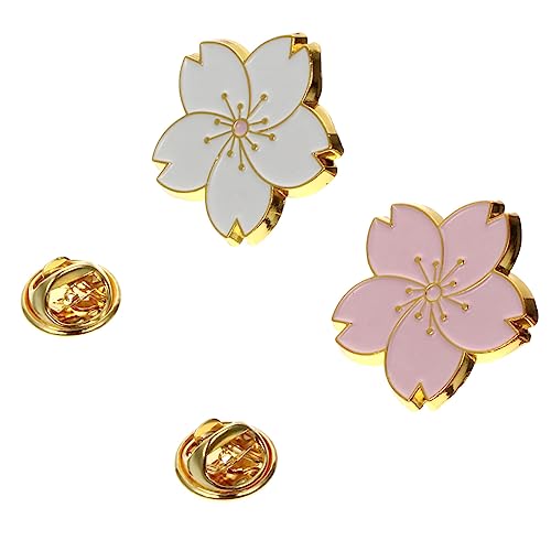 3 Sätze Kirschblüten Brosche Dekorative Anstecknadel Für Kleidung Taschen Schals Zufällige Muster Verarbeitung Für Partys Besondere Anlässe 2 Stück * 3 von FRCOLOR