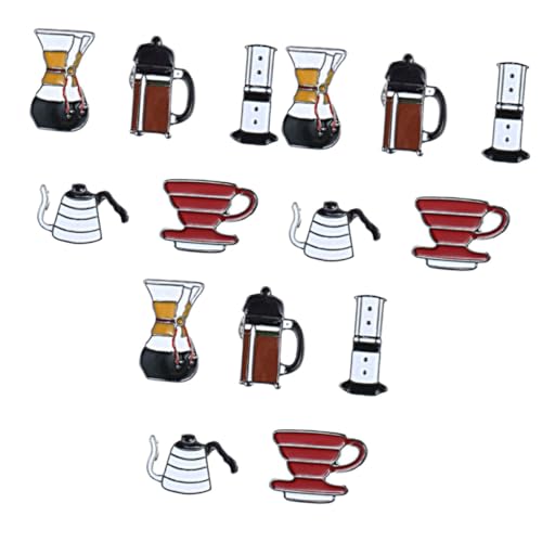 3 Sätze Kreative Kanne Brosche Dekorative Anstecknadel Für Kleidung Rucksack Niedliche Cartoon Designs Für Studenten Geschenkideen 5 Stück * 3 von FRCOLOR