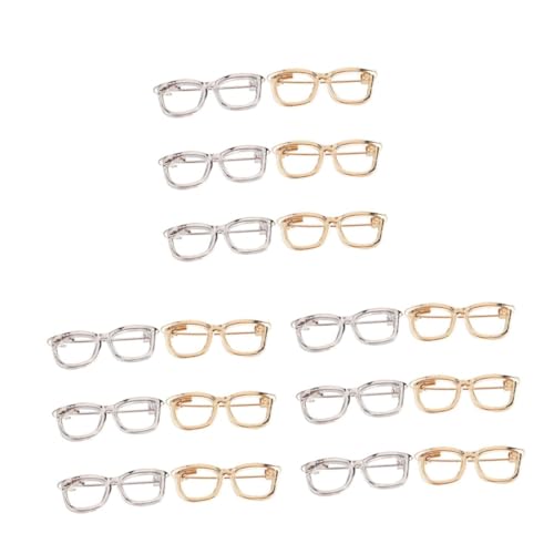 3 Sätze Teiliges Brillen Broschen Für Damen Kreative Anstecknadeln Kleidung Accessoires Für Partys Besondere Anlässe 6 Stück * 3 von FRCOLOR
