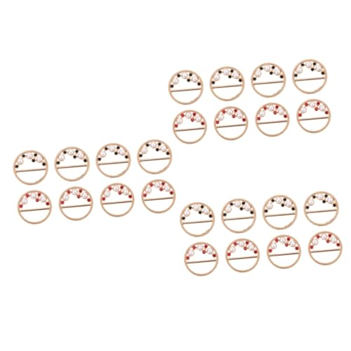 3 Sätze Zinklegierungs T Shirt Clips Schal Ringe Für Kleidung Dekorative Schnallen Für Damen Für Hochzeiten Partys 8 Stücke * 3 von FRCOLOR