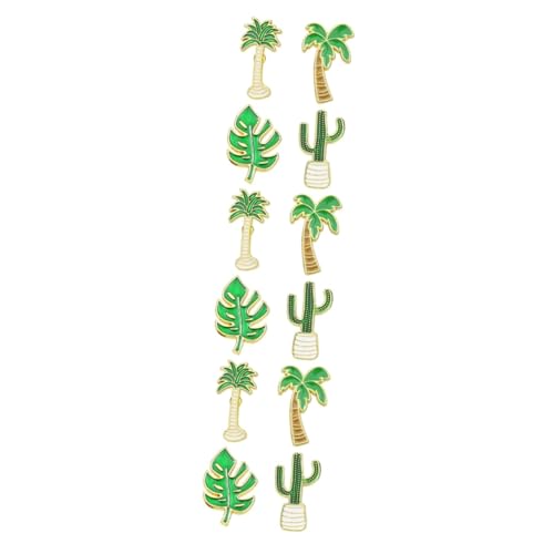 3 Sets Cartoon Pflanze Brosche Legierung Brosche Kaktus Brosche Breastpin Coconut Baum Brosche von FRCOLOR